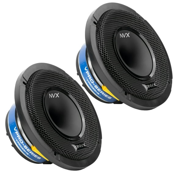 NVX VPRO65HS 6.5" V-Series Pro 2-Way Coaxial Loudspeaker w/ Horn Tweeter 350W Peak 175W RMS Pair (2)