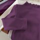thumbnail image 4 of Blusas y camisas de manga larga con cuello redondo para niños, sudadera deportiva informal de color liso con cuello redondo y manga larga para niñas, top de poliéster, 4 of 5