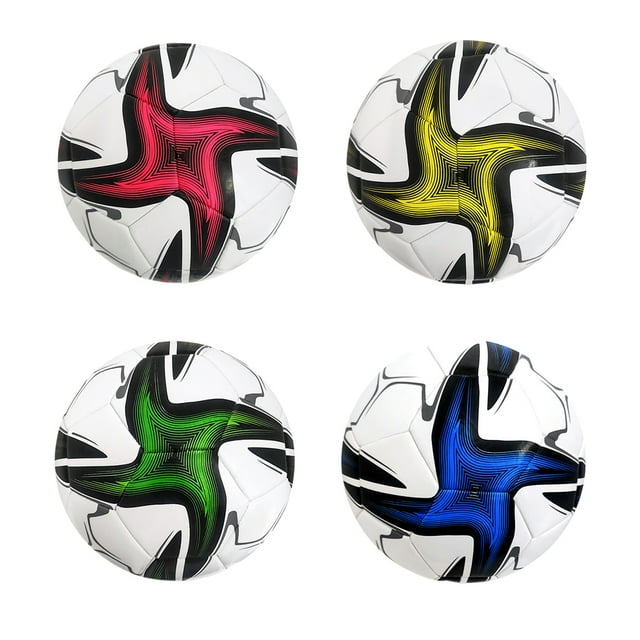 VONKY Machine Stitched Soccer Ball For Exceptional Air Retention Machine Stitched Panels For Added blue