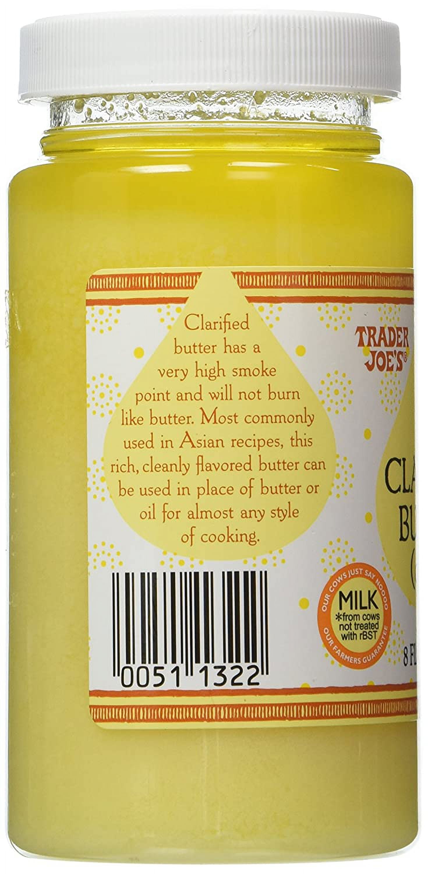 Trader Joe's Clarified Butter (Ghee) (2 - 8 oz Jars)