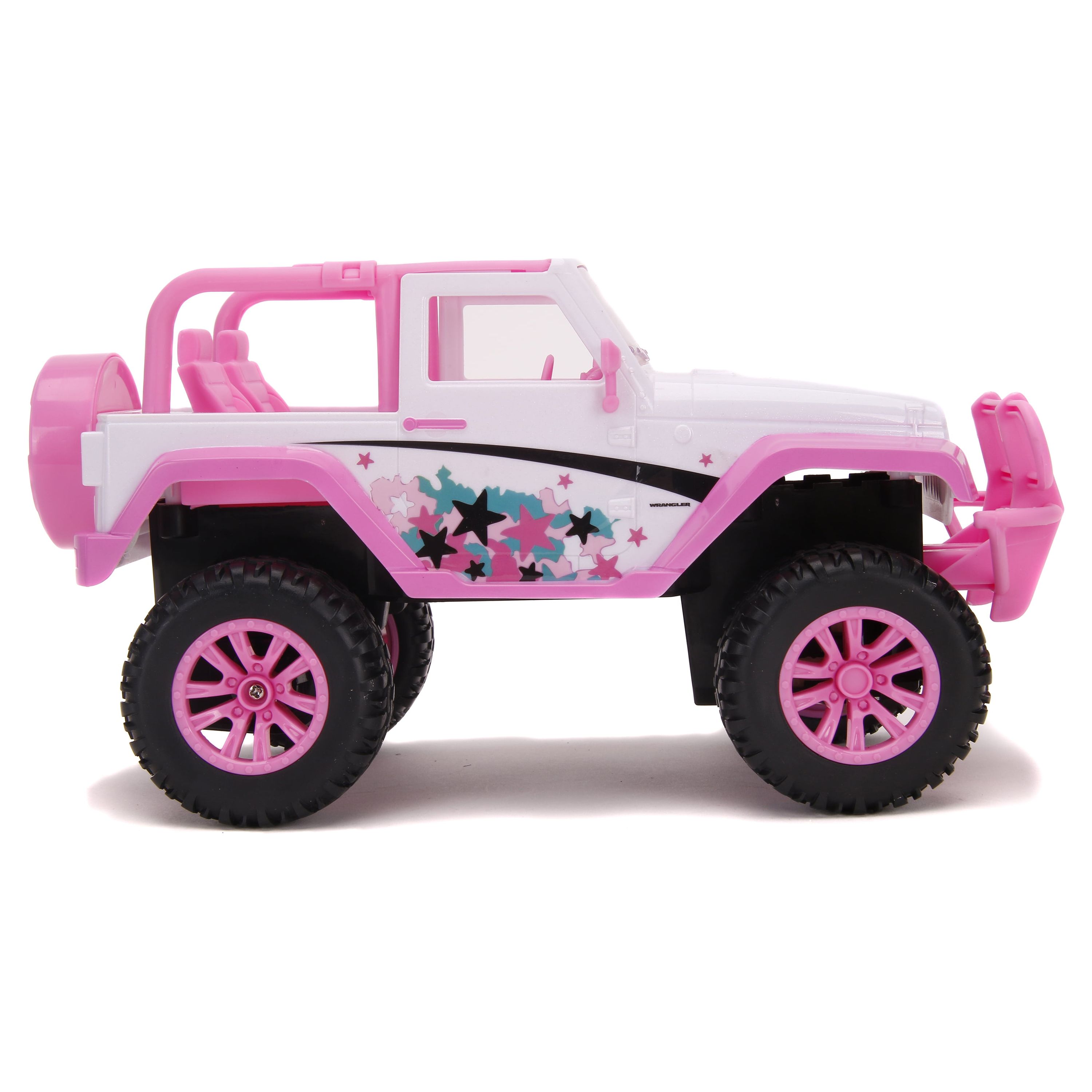 Jada Toys - Girlmazing 1:16 Scale RC Jeep, Exclusive Star Deco