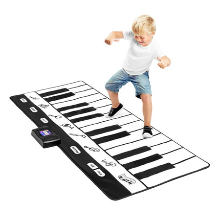 Best Choice Products 71in Giant Heavy-Duty Vinyl 24-Key Piano Keyboard Music Playmat w/ 8 Instrument Settings - (Best Piano Player In India)