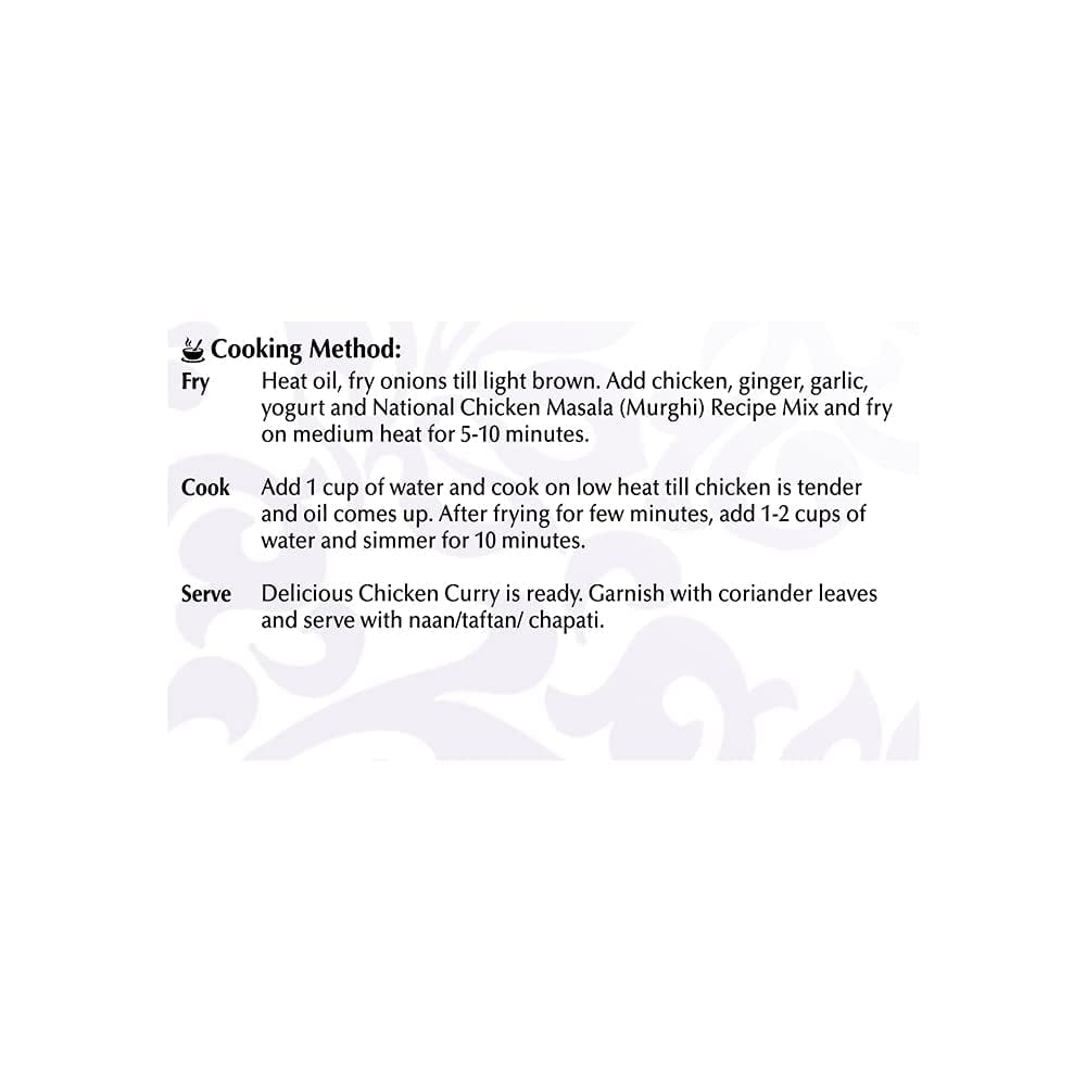 NATIONAL RMS POULET MASALA 43GM NATIONAL RMS POULET MASALA 43GM