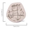 thumbnail image 2 of Serie de estilo navideño, molde de Chocolate, ciervo, cono de pino, oso, molde de pastel de silicona DIY 04#, 2 of 3