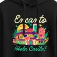 thumbnail image 3 of Encanto - Hola Casita - Juniors Cropped Pullover Hoodie, 3 of 5