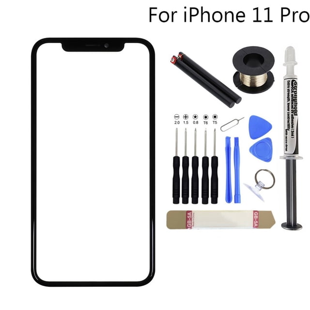 Generic Replacement Screen Front Glass Lens Cover UV-LOCA Glue Kit for X XR XS