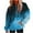 Blue, variant on Under 10$ Buigttklop Women Long Sleeves Casual Hooded Printing Crewneck Pullover Sweatshirt Tops