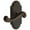 Timeless Bronze, variant on Grandeur 821046 Arc Solid Brass Left Handed Passage Door Lever Set - Brass