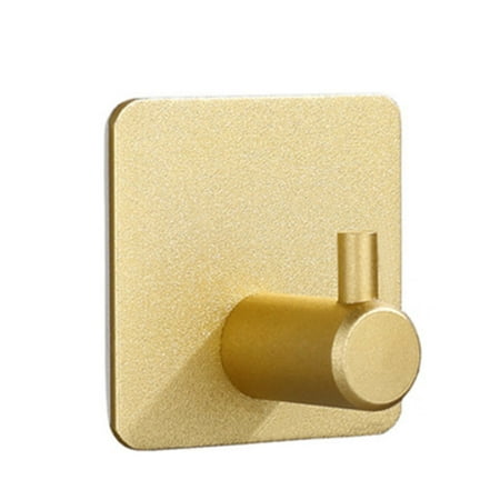 

Aluminum alloy Gold Robe Towel Holder Hooks Self Adhesive Wall Door Mounted Bath