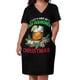 thumbnail image 2 of Vestido de noche navideño para mujer, prenda colgante con bolsillos, estilo antiguo, cóctel de whisky Bourbon, vino., 2 of 6