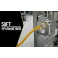 thumbnail image 3 of Yellow Jacket 2887 14/3 Heavy-Duty 15-Amp Premium SJTW Contractor Extension Cord with Lighted End, 50-Feet, 3 of 6