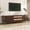 Natural Wood+Brown, variant on Entertainment Centers, Mid Century Modern TV Stand for 80" TVs, Entertainment Center with Sliding Doors and Drawers, TV Table with Storage for Living Room, Bedroom, Dark Brown TV Stands With Storage