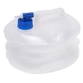 thumbnail image 1 of Contenedor de agua plegable de 5L, cubo de agua portátil ligero no tóxico, buena hermeticidad, para acampar y senderismo, 1 of 10