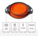 thumbnail image 3 of Colander Set - 2 Collapsible Colanders (Strainers) Set - Includes 2 Folding Strainers Sizes 8" - 2, 3 of 5