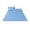 Blue, variant on Summer Ice Silkly Cooling Mat for Bed Thin Cooling Mat Set of Three Bed Sheets for Student Dormitory Breathable Soft Machine Washable Lightweight Modern for Guest Travel with Air Conditioner Effect
