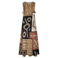 thumbnail image 3 of African ethnic print Long Dress elegant dress women's summer clothing 2025 dresses korean style Dress, 3 of 6