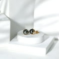 thumbnail image 5 of Rosec Jewels Black Tahitian Pearl Solitaire Stud Earrings (10 mm, AAA Quality, June Birthstone), 18K Yellow Gold, 5 of 8