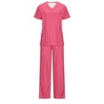 thumbnail image 4 of Samickarr Nursing Uniforms Scrubs Sets For Woman And Man Clearance Plus Size Working Uniform With Pocket Scrubs Medical Uniform Scrubs Top And Pants, 4 of 6