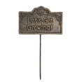 thumbnail image 2 of Outdoor Living and Style 12" Bronze 'Lets Get Growing' Antique Garden Marker, 2 of 2