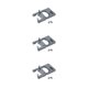 thumbnail image 5 of Bewildely Servo Fixed Mount Bracket for WPL D91 B24 MN DIY Model  D90 RC Buggy Car C14 Type1, 5 of 6