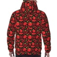thumbnail image 7 of Uemuo Tomatoes And Chili Pattern Men's Hoodie - Casual Pullover Hoodie with Kangaroo Pocket, Stylish Hooded Sweatshirt for Everyday Wear-4X-Large, 7 of 7