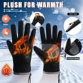 thumbnail image 7 of Vikakiooze Winter Gloves Men Winter Gloves Warm Touchscreen Gloves Windproof Gloves for Men, 7 of 7