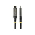 thumbnail image 4 of StarTech.com Câble USB-C 3 Pi (1 m) 10 Gbps, Câble USB-C Certifié USB-IF, Recharge Power Delivery 100 W (5 A), Mode Alt DP, Cordon USB-C vers C, Charge et Synchronisation - Compatible Thunderbolt 3 (USB31CCV1M) - Câble USB - 24 Broches USB-C (m) vers 24 Broches USB-C (m) - USB 3.2 Gen 2 / DisplayPort 1.4 / Thunderbolt 3 - 3,3 Pi - Prise en Charge 4K, 4 of 11