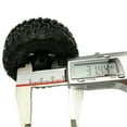 thumbnail image 4 of 4x WPL 1/16 RC Car Compatible Tires 4 Tires, Black, Rubber & Plastic, 1.33 x 1.24 x 2.85 Inch Robust Design, 4 of 9