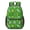 Soccer and Trophy Green Pattern, variant on Soccer and Net Green Pattern 17" School Backpacks for Teens,Waterproof Oxford Fabric,S-Shape Padded Straps for School,Travel,Hiking,Camping