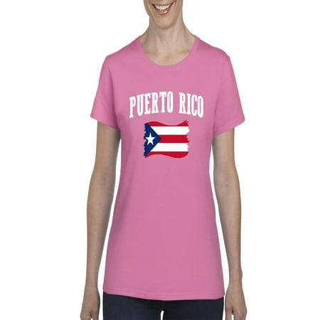 Puerto Rico Flag Women's Short Sleeve T-Shirt (Best Looking Puerto Rican Women)