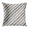 thumbnail image 1 of BOSDECO Drawn Brush Strokes Ink Doodle Geometric Pattern Artistic Creative Drawing Graphic Line PillowCase Pillow Cover 20x20 inch, 1 of 1