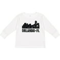 thumbnail image 3 of Inktastic Orlando Skyline with Grunge Boys or Girls Long Sleeve Toddler T-Shirt, 3 of 5