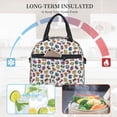 thumbnail image 5 of Goofa Colorful Numbers Pattern Lunch Bag ,Insulated Lunch Box, Small Leakproof Cooler Food Lunch Containers Reusable High Capacity Lunch Tote Bags, 5 of 8