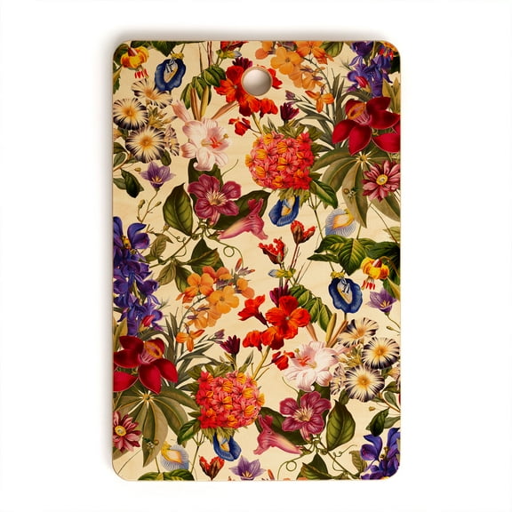 Society6 Burcu Korkmazyurek Summer Dreams VII Rectangle Cutting Board, 16" x 10.5"