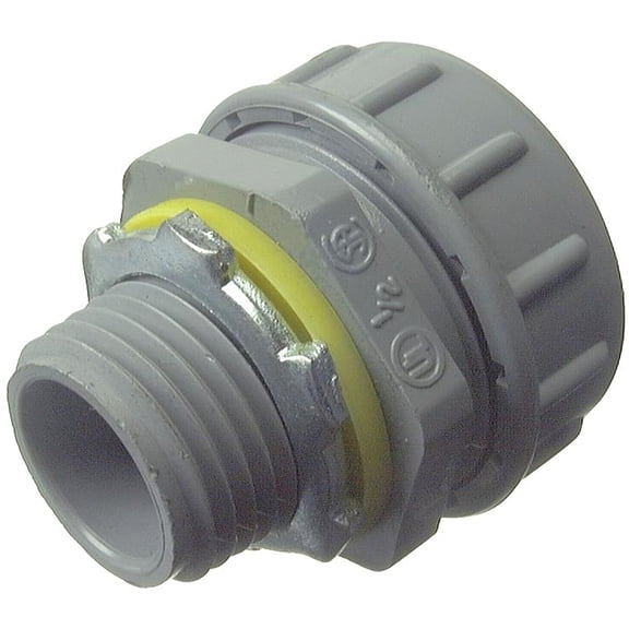 Halex 27621 1/2 In. D Pvc Connector For Liquid Tight