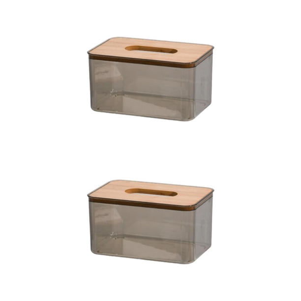 Moyic Clear Box Organizer Freestanding for Room Decor Bedroom Living Home 18x11.8x10C METRO 2Conjunto