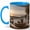Blue, variant on Sunset Patio View 11oz Ceramic Mug, Coastal Home Coffee Cup