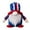 A, variant on Elainilye Patriotic Gnome Figurines with LED Lights 4th of July Decorations, Holiday-Themed Garden Ornaments for Indoor/Outdoor Use, Festive Centerpieces, Independence Day Party Supplies