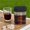 Black, variant on ZFSBZBS 300ml Portable Cold Brew Coffee Bottle with Removable Filter, Vertical Strip Transparent Plastic Cold Brew Pitcher for Iced Tea Fruit Drinks,Black
