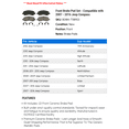 thumbnail image 2 of Front Brake Pad Set - Compatible with 2007 - 2016 Jeep Compass 2008 2009 2010 2011 2012 2013 2014 2015, 2 of 2