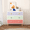 Colorful, variant on Kids 3-Drawer Wood Dresser, Multi-Purpose Baby Storage Chest with Cartoon Pulls & Anti-Tip Design, Toddler Nightstand Organizer for Nursery, Bedroom, Closet, Hallway, Apartment