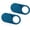 Blue-2 Pcs, variant on Webcam Cover Slide[2-Pack], 0.023 Inch Ultra-Thin Metal Web Camera Cover for Macbook Pro, iMac, Laptop, PC, iPad Pro, iPhone 8/7/6 Plus, Protect Your Visual Privacy [Black]