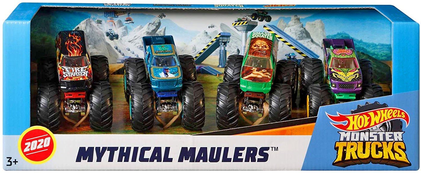 hot wheels monster jam 3 pack