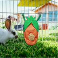 thumbnail image 2 of Distributeur de Foin pour Lapin en Forme de Carotte, 2 of 9