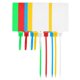 thumbnail image 1 of 100Pcs Color Mixed Plastic Seal Shipping Tag, Big Sign (Colors Mixed), 1 of 5