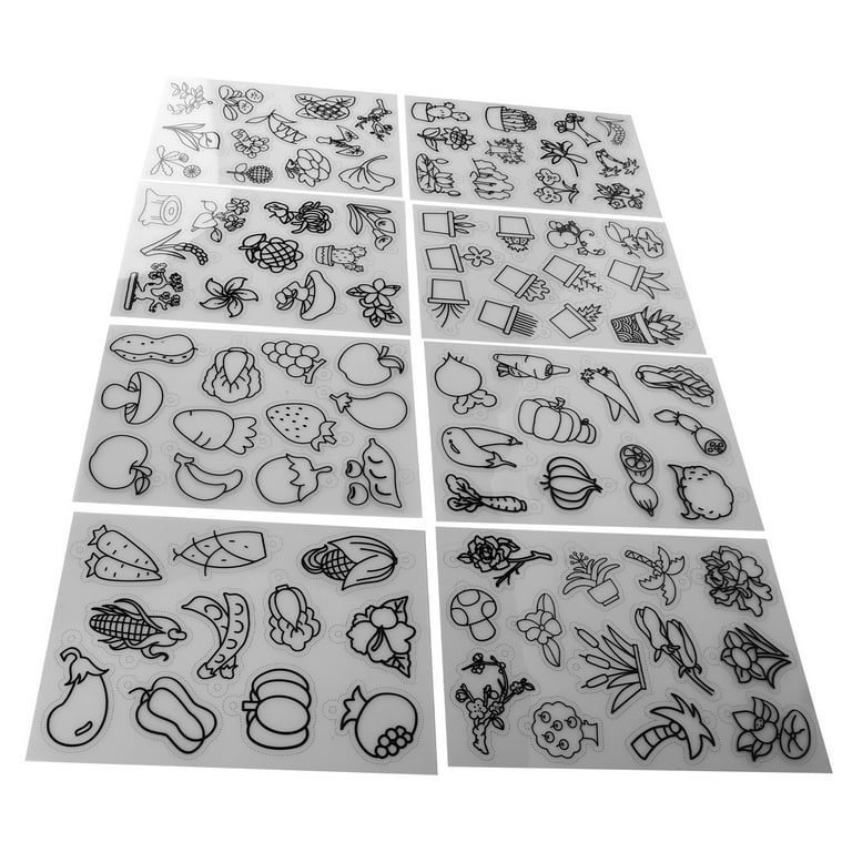 Shrinky Dink Paper, Easy Using Operation Shrinky Art Paper For Jewelry Toys  For Decorations Vegetables Pattern