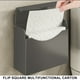 thumbnail image 4 of Toilet Tissue Box Straw Paper Box Storage Shelf Hand Wiper Paper Box Wall-mounted Toilet No Perforation Toilet Paper Box, 4 of 6