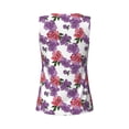 thumbnail image 6 of Goofa Peonies Printed Womens Workout Tops for Women Sleeveless Yoga Shirts Athletic Running Tank Tops Sleeveless Gym Clothes Workout Apparel-, 6 of 9