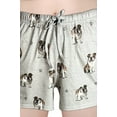 thumbnail image 3 of Bulldog Pajama Shorts Women - Super Soft and Comfortable - Perfect for Bulldog Gifts - Womens Lounge Shorts, 3 of 5