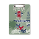 thumbnail image 1 of Ilustración de esquí Winter Sport City Portapapeles Carpeta de escritura Placa de soporte A4, 1 of 4